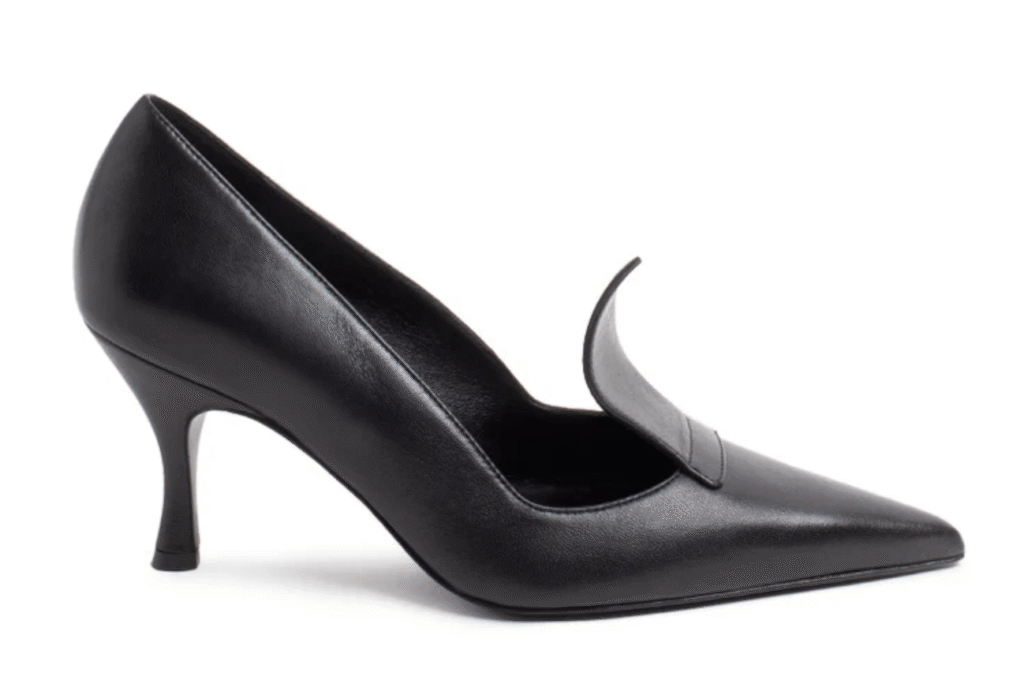 escarpins en cuir noir tendance printemps-ete 2026 giaborghini