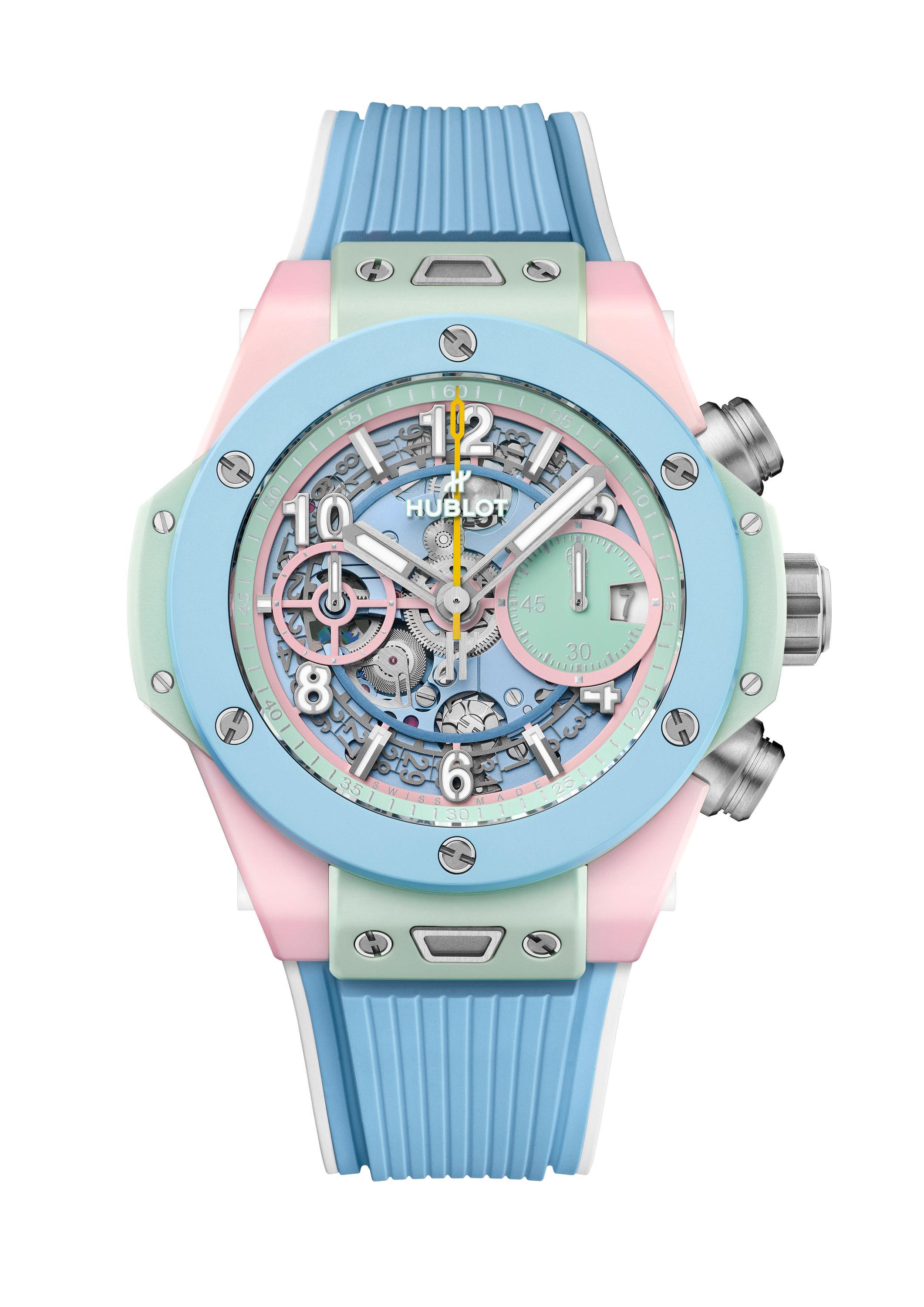 Montre Summer multi-colored ceramic Hublot.