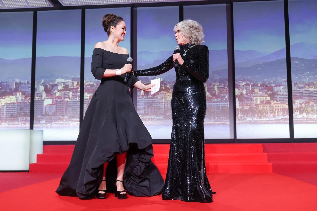 Jane Fonda et Gong Li au Festival de Cannes 2026.