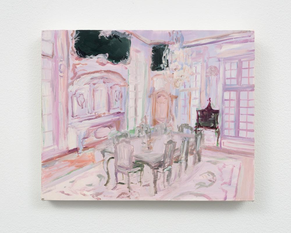 Å“uvre de Karen Kilimnik, The Swedish Workroom (2010)