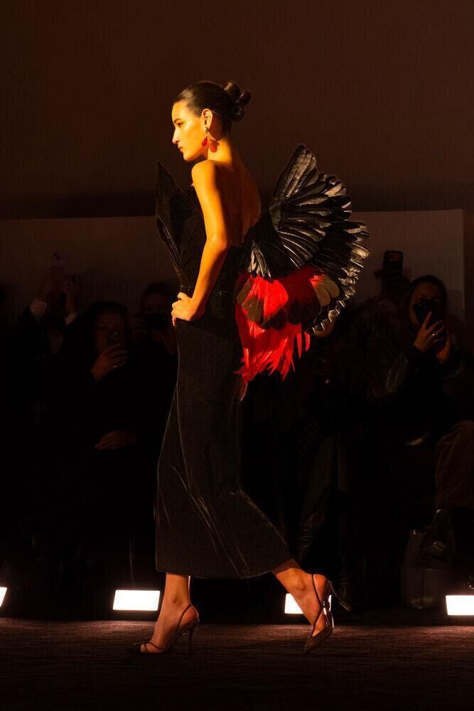 La robe du défilé Schiaparelli haute couture printemps-été 2026.