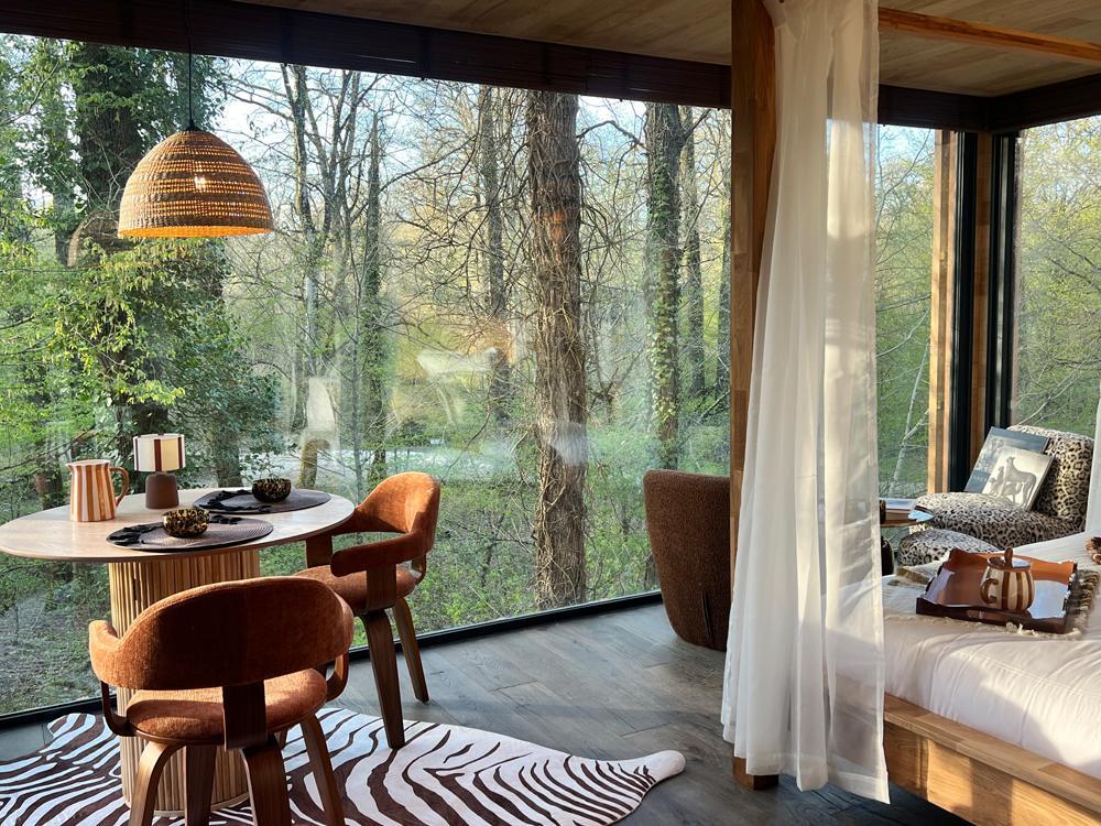 La chambre Into the Wild de Loire Valley Lodge