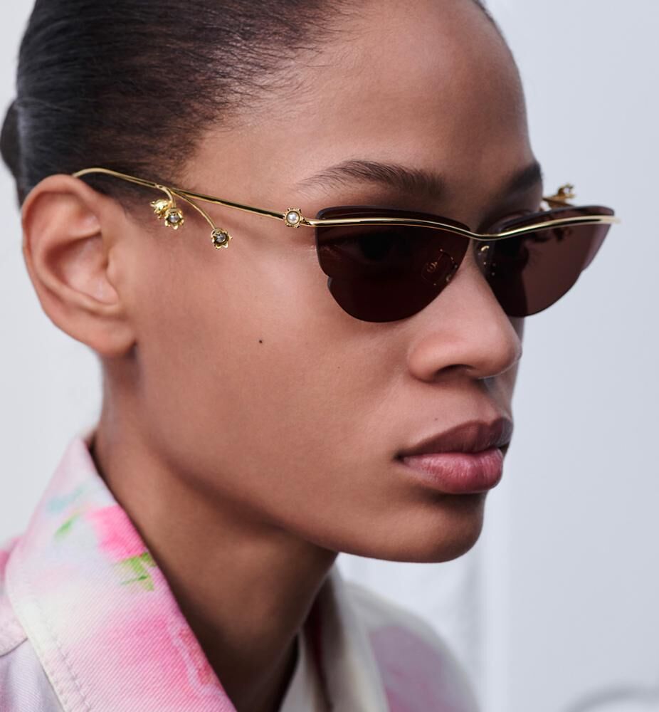 Lunettes de soleil Dior branches fleurs