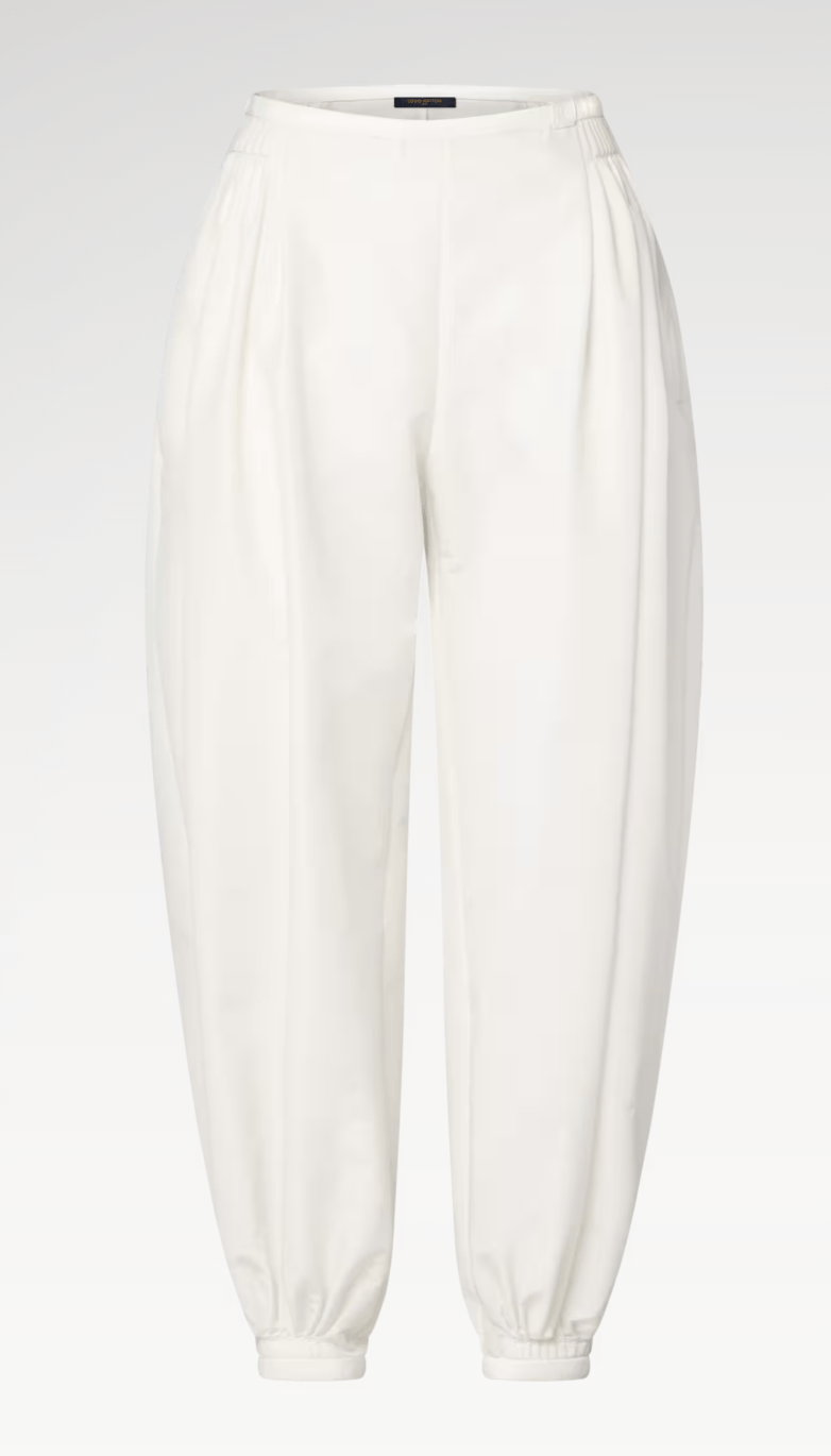 pantalon ballon en coton louis vuitton tendance printemps-ete 2026