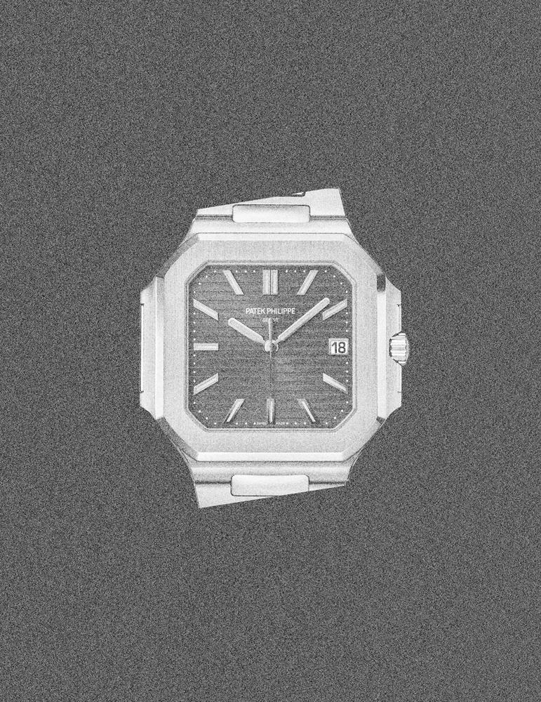 La montre Cubitus de Patek Philippe, illustration pour Numéro.