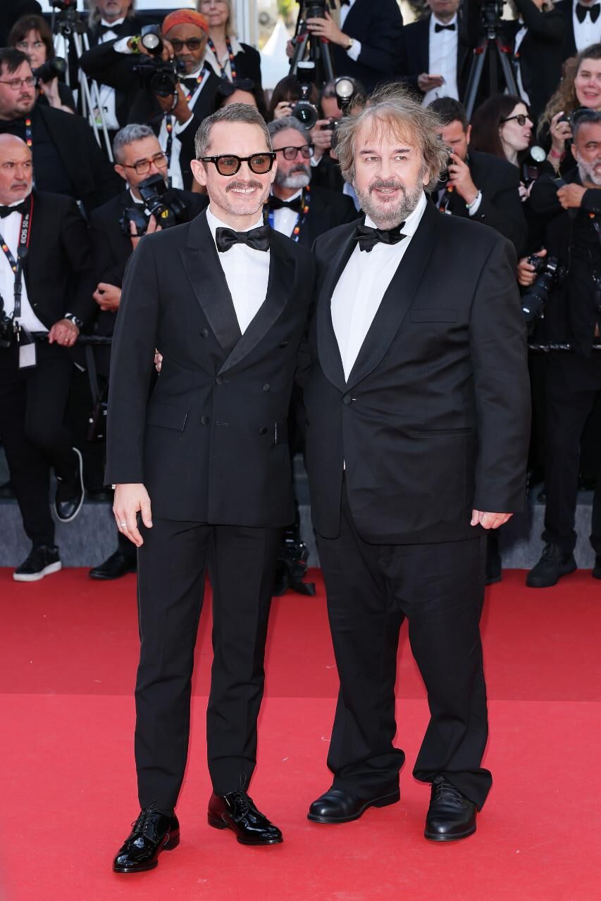Elijah Wood et Peter Jackson au Festival de Cannes 2026.