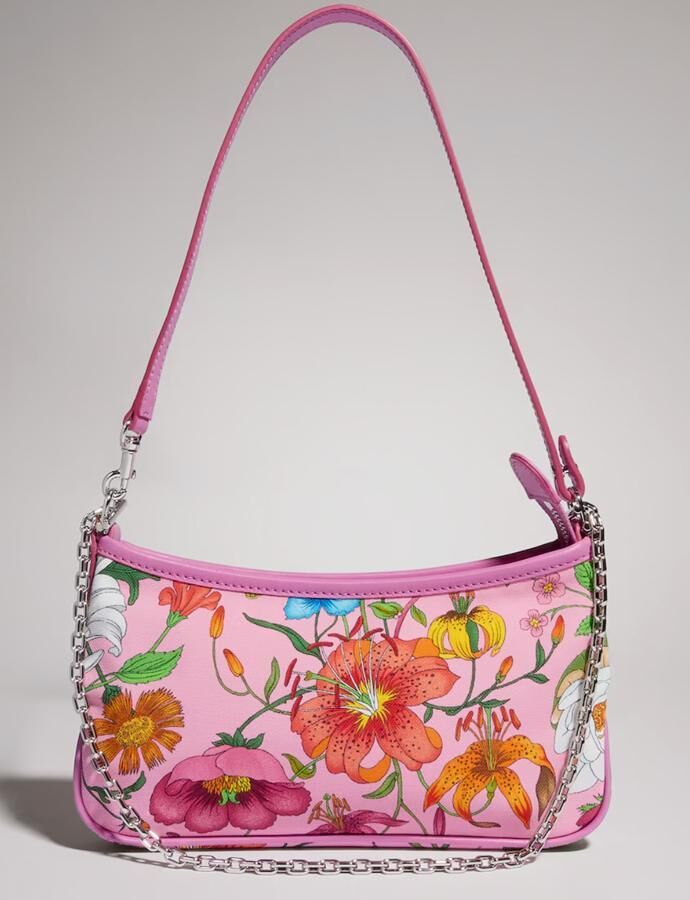 petit sac à main en cuir et à fleurs tendance printemps-été 2026 gucci