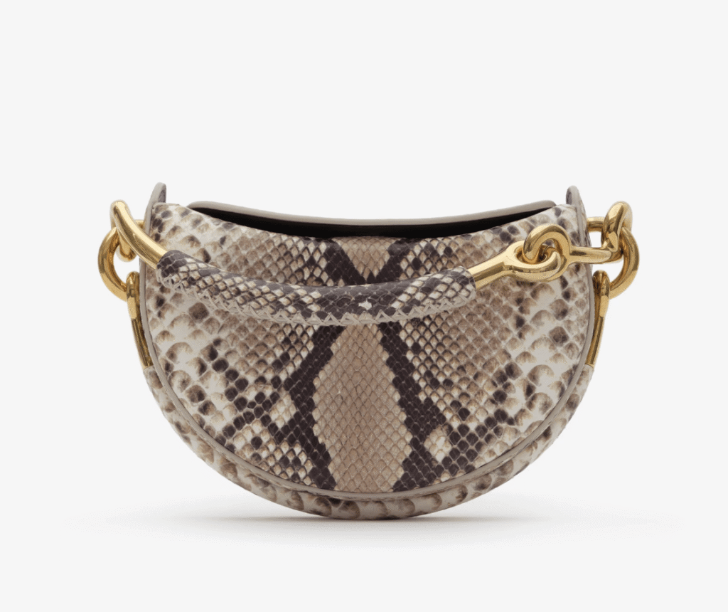 petit sac à main imprimé peau de serpent burberry tendance printemps-ete 2026
