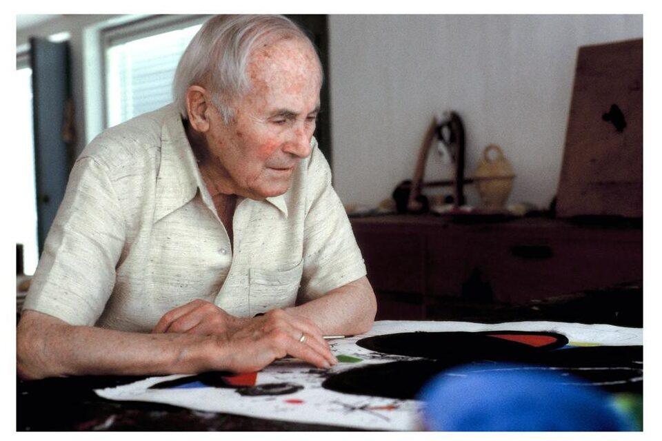 Portrait de l'artiste Joan Miró par Jean-Marie Del Moral.