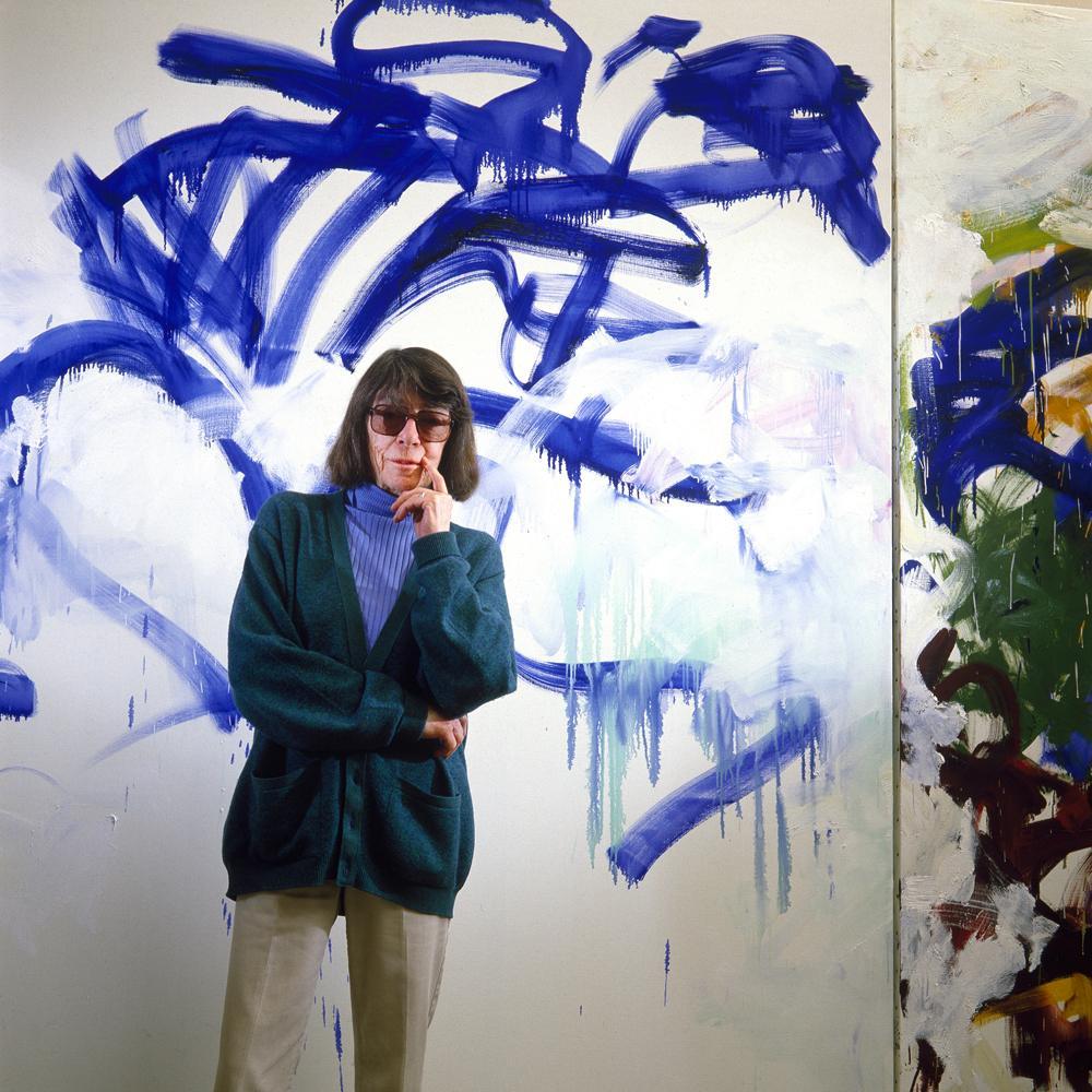 Portrait de l'artiste Joan Mitchell par Jean-Marie Del Moral.