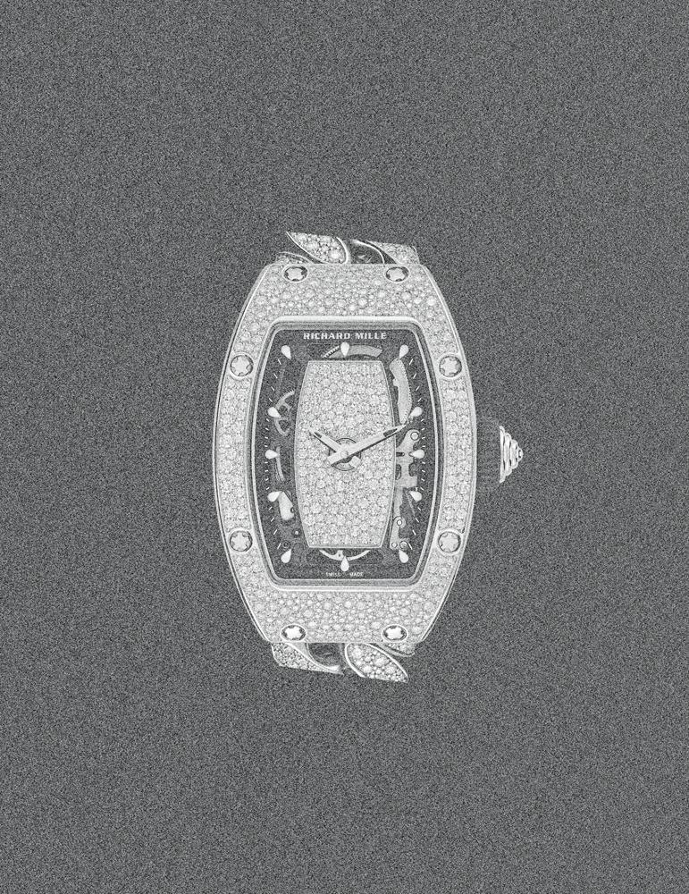 La montre RM 07-01 de Richard Mille., illustration pour Numéro.