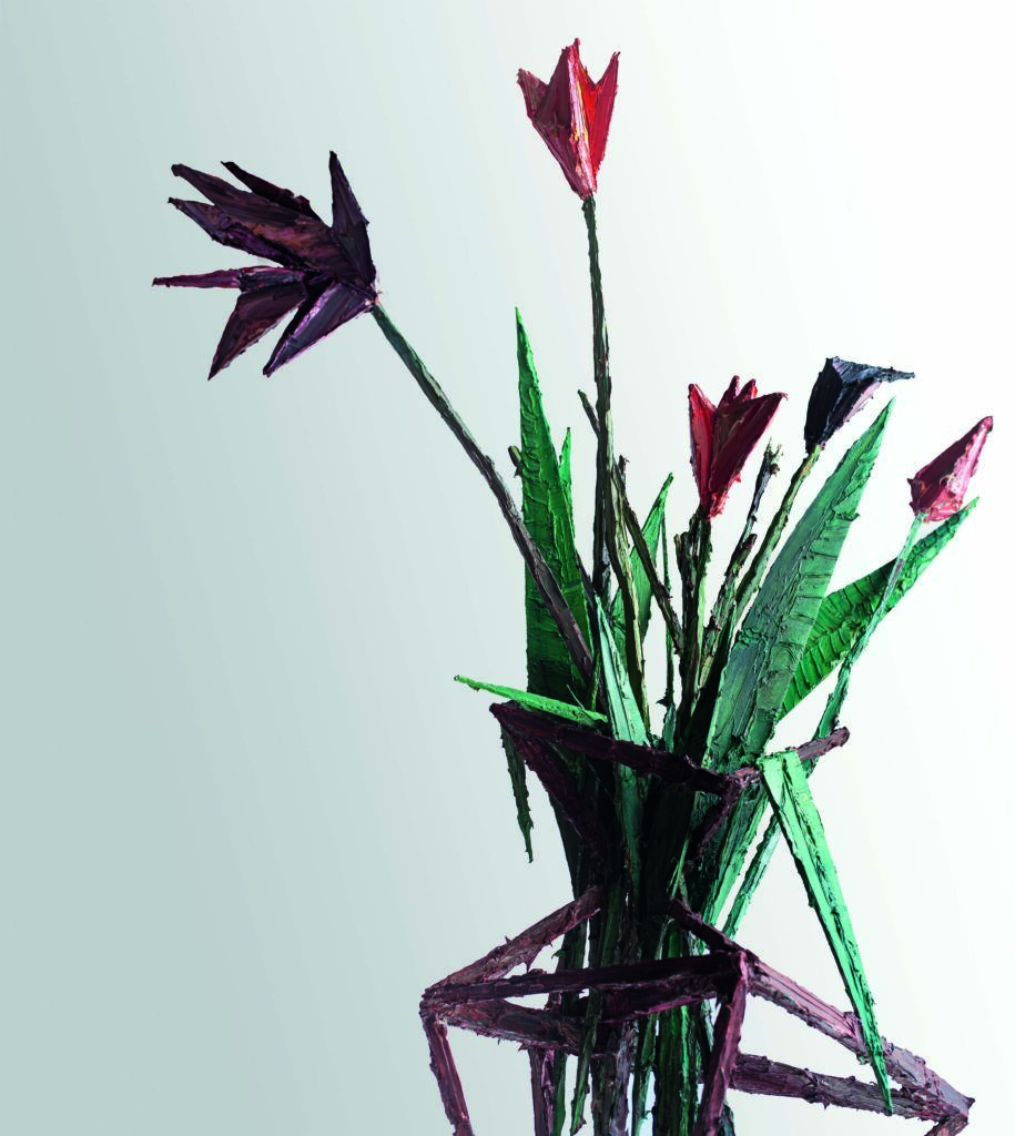 Transparent vase (2026) de Sayan Baigaliyev.