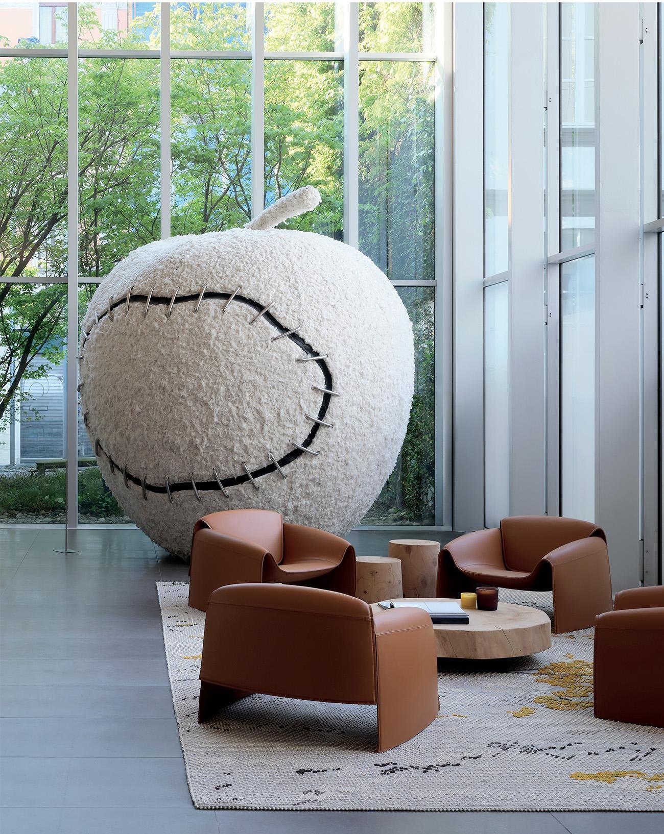 Michelangelo Pistoletto, Woollen – La Mela Reintegrata (2007)