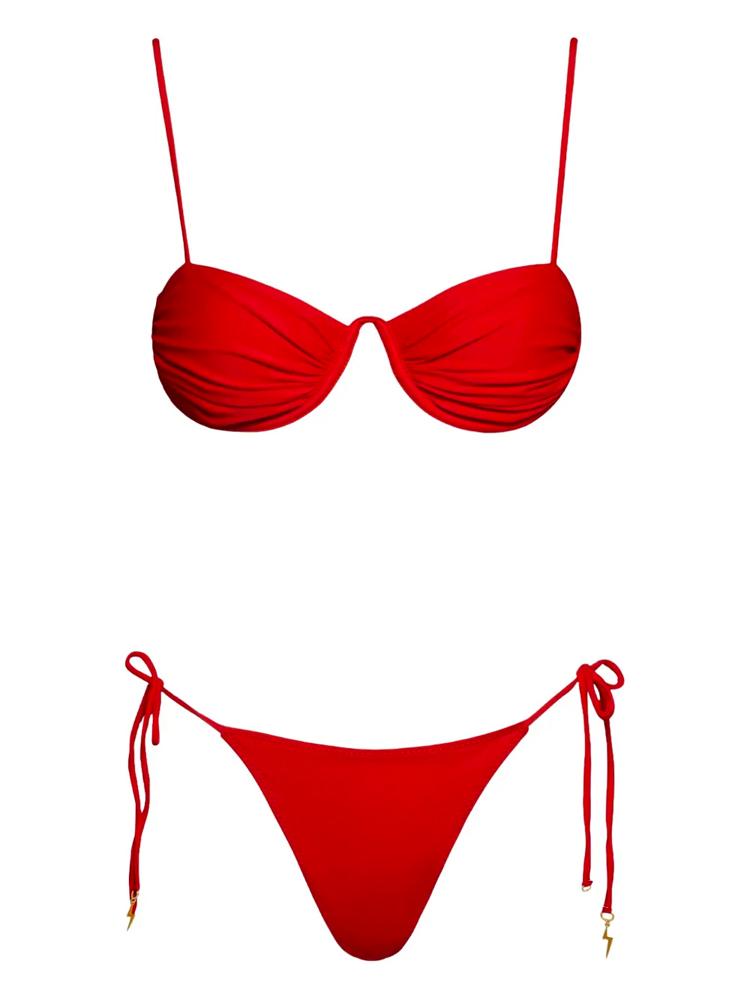 Ensemble de bikini rouge, Noire Swimwear