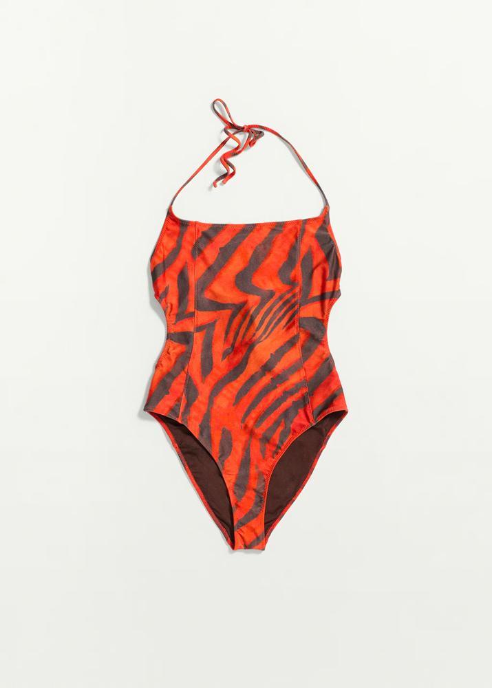 Maillot de bain une pièce animal Mango.