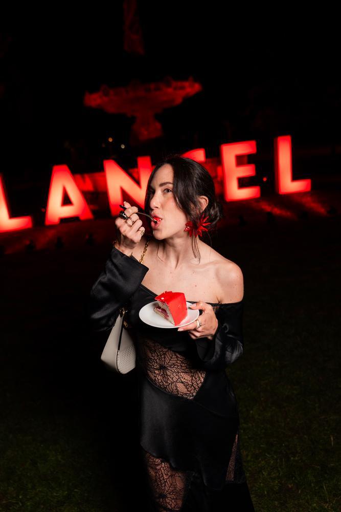 Anto Massoni à la soirée d'anniversaire de Lancel à Paris