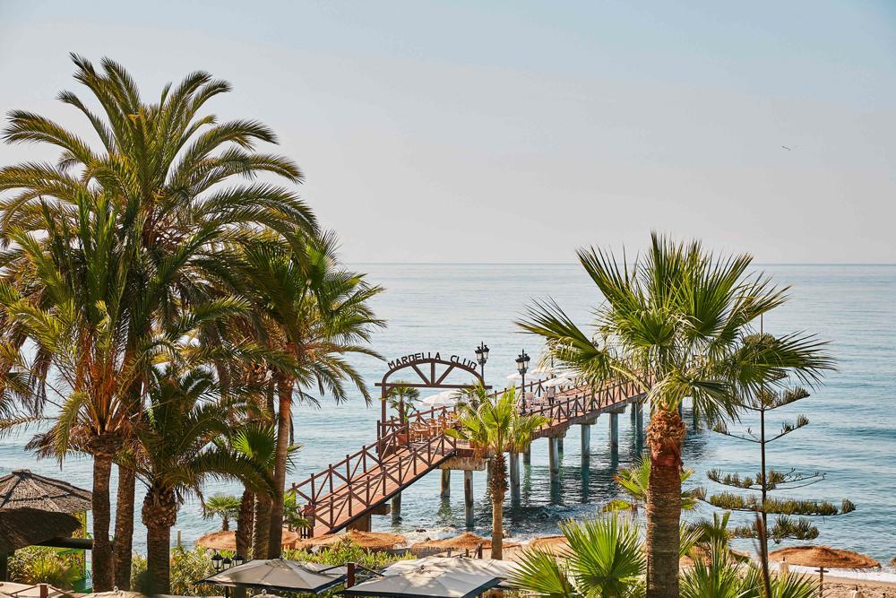 Le ponton du Marbella Club Hotel.