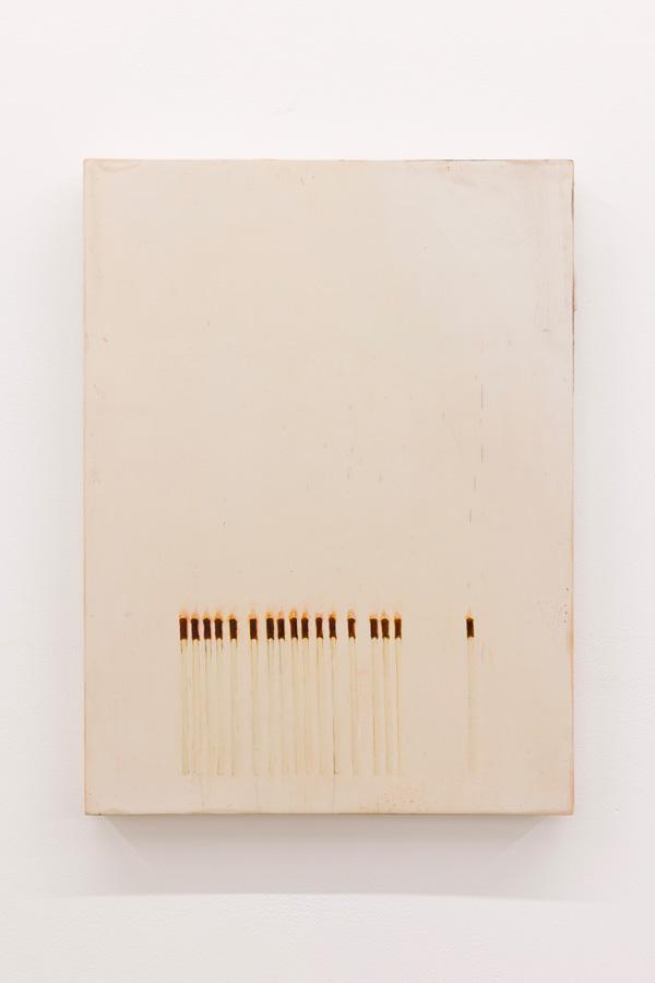 Peinture de Clémentine Bruno. Art contemporain. A song is a song dig it or you don’t (2020). Galerie spare room.