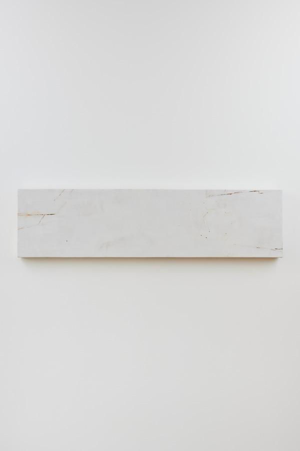 Peinture de Clémentine Bruno. Art contemporain. Landscape white matches (2025). Galerie spare room