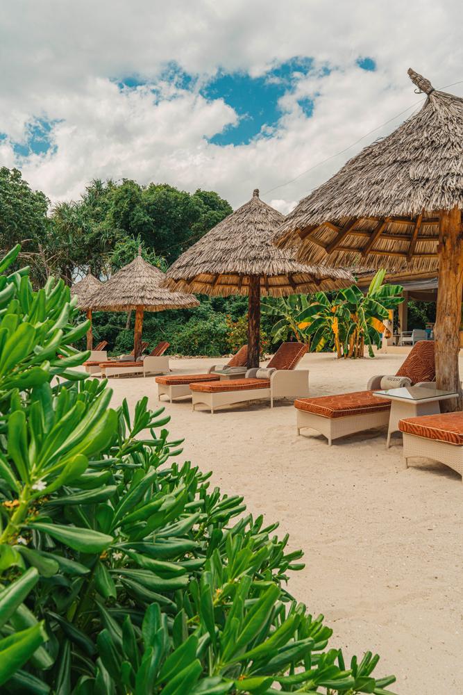 L'île privée Guess Bawe Island au large de Zanzibar dans l'Océan Indien.