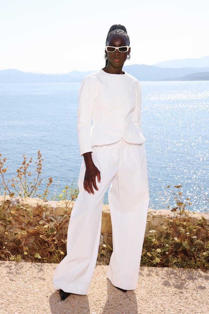 Eye Haïdara au défilé Jacquemus printemps-été 2027. © Marc Piasecki/Getty Images pour Jacquemus.