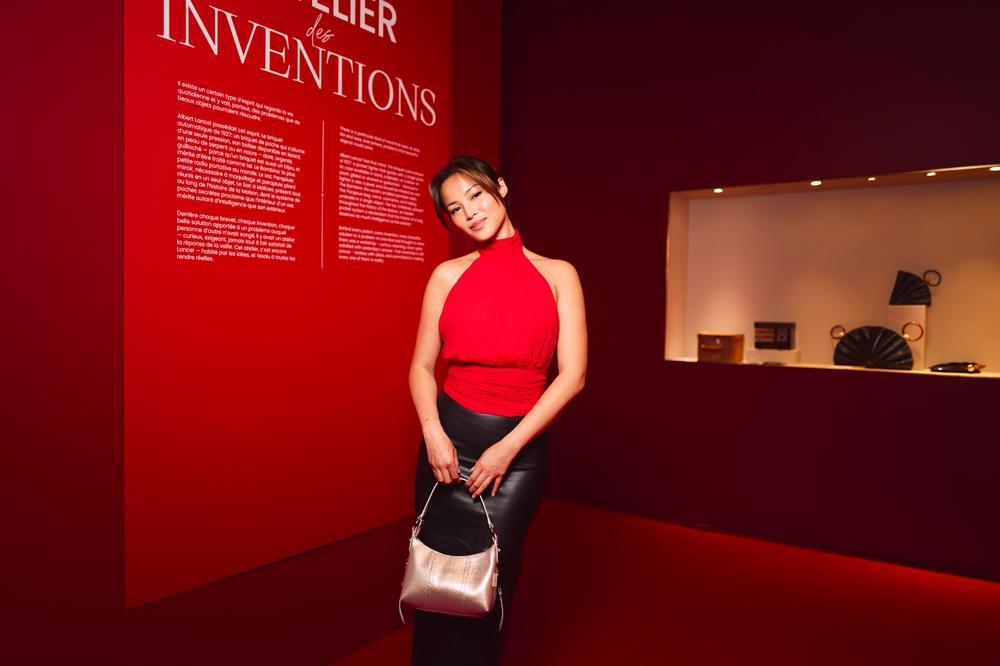Julie Chen à la soirée d'anniversaire de Lancel à Paris