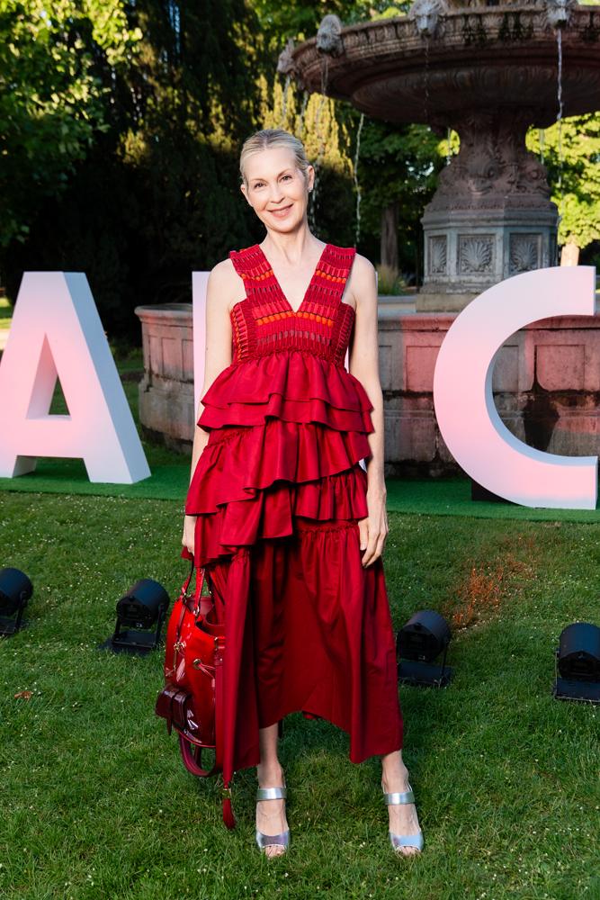 Kelly Rutherford à la soirée d'anniversaire de Lancel à Paris