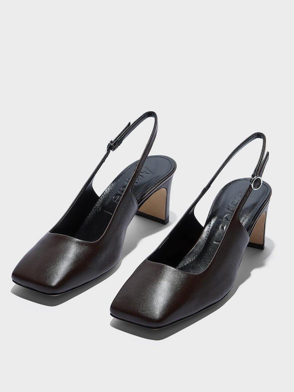 Slingback Liza Moka Nappa, 345 €, Aeyde.
