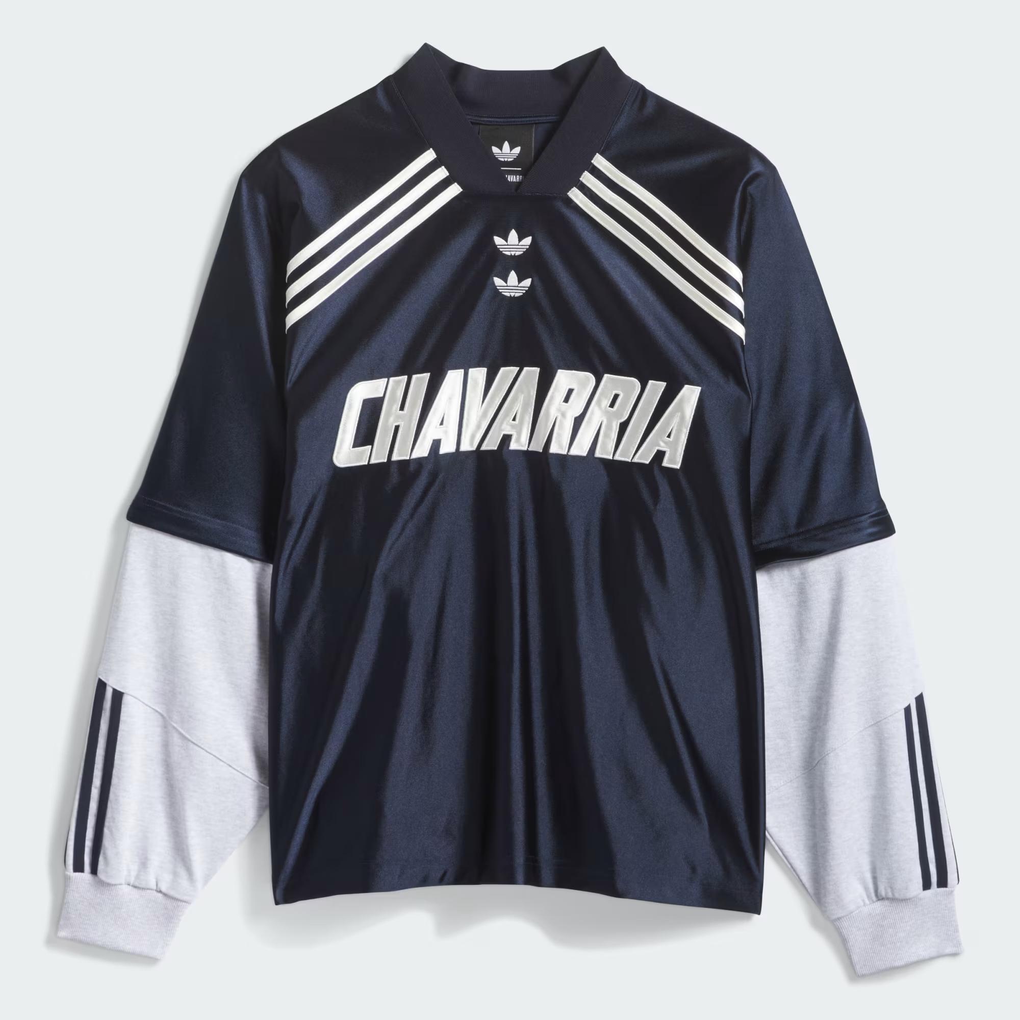 Maillot de football à manches longues, 180€, Willy Chavarria x Adidas.