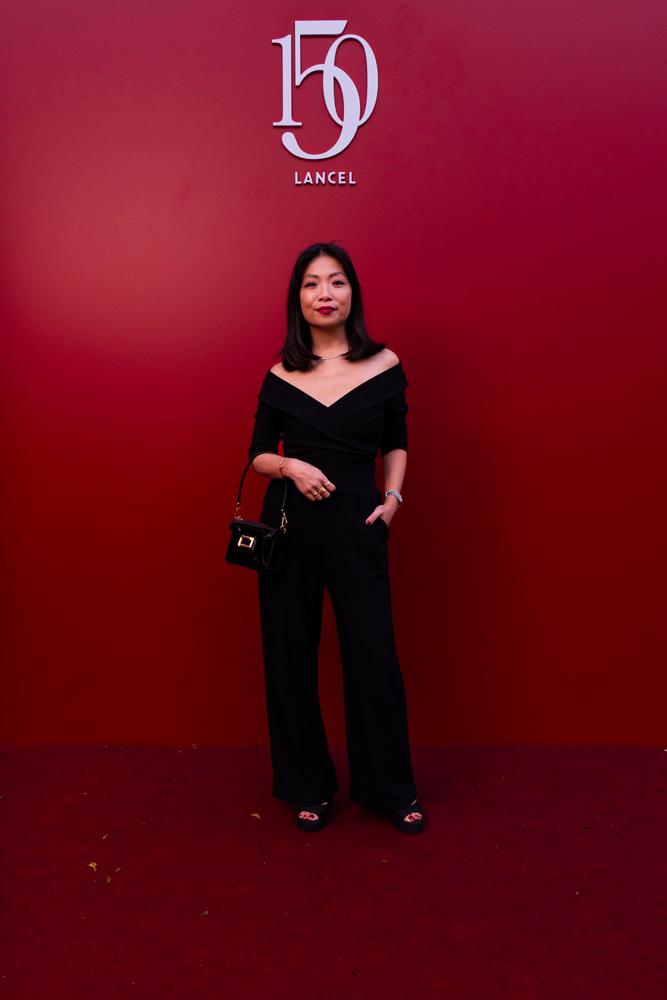 May Berthelot à la soirée d'anniversaire de Lancel à Paris
