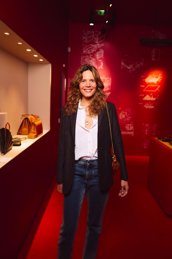 Vanille Clerc à la soirée d'anniversaire de Lancel à Paris