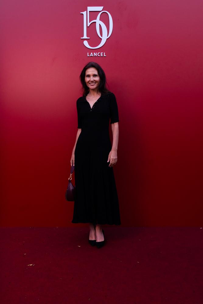Virginie Ledoyen à la soirée d'anniversaire de Lancel à Paris