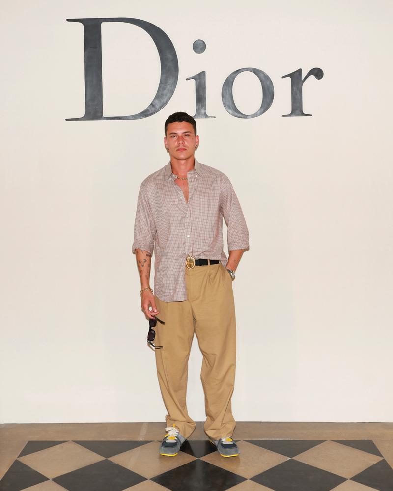 Aron Piper au défilé Dior homme printemps été 2027.