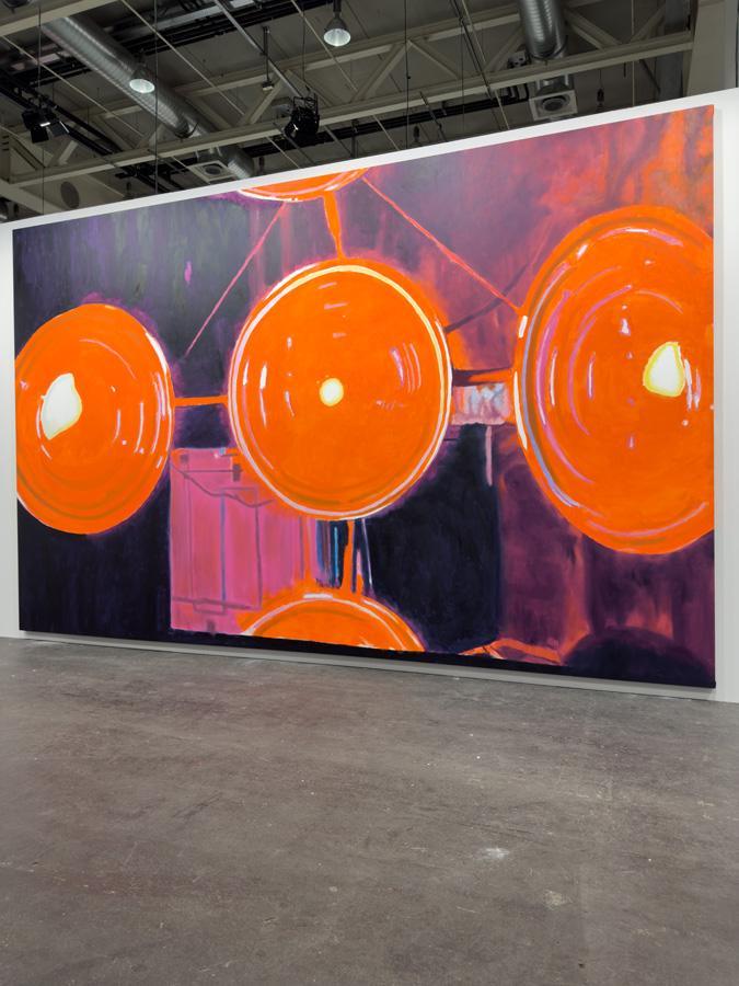Luc Tuymans, Heat (2025). Peinture présentée dans le secteur Unlimited d’Art Basel, 2026. Photo : Thibaut Wychowanok.