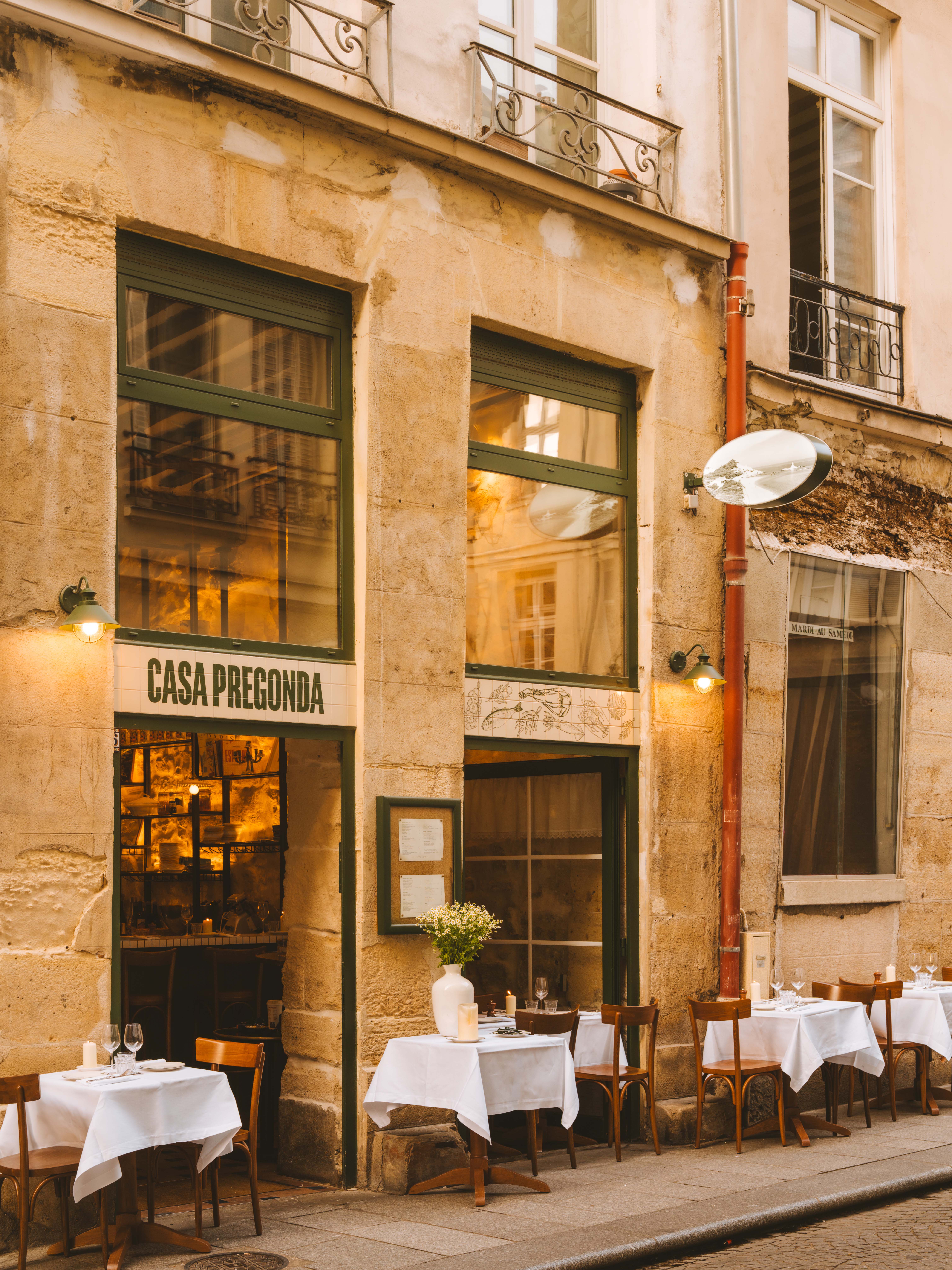 La terrasse de Casa Pregonda.