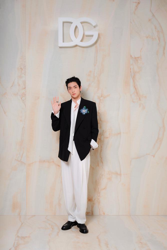 Choi Soobin au défilé Dolce & Gabbana homme printemps-été 2027.