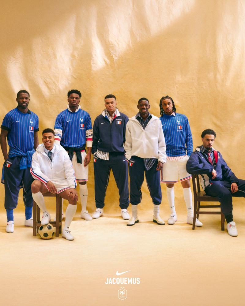 La collaboration Jacquemus x Équipe de France x Nike.