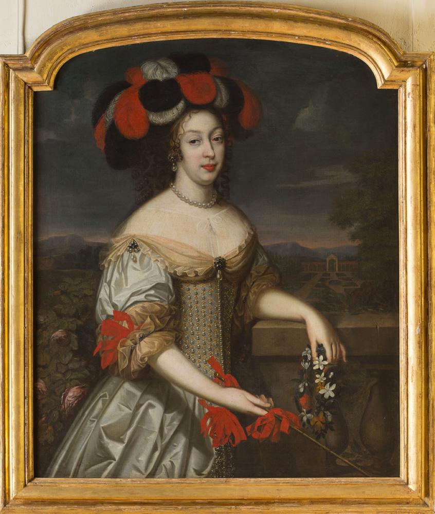 Louis Ferdinand Elle l’Aîné, Portrait présumé de Anne-Marie-Louise d'Orléans, dite “la Grande Mademoiselle” (détail, vers 1660) exposé au musée Fragonard à Arles