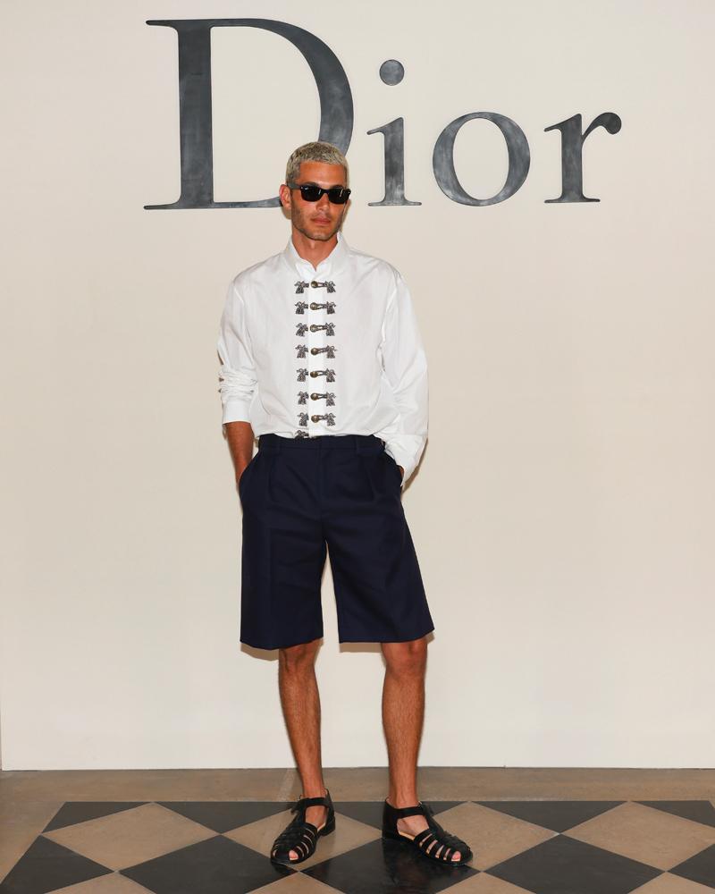 Fai Khadra au défilé Dior homme printemps été 2027.