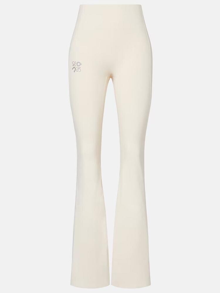 legging évasé blanc tendance loewe x on