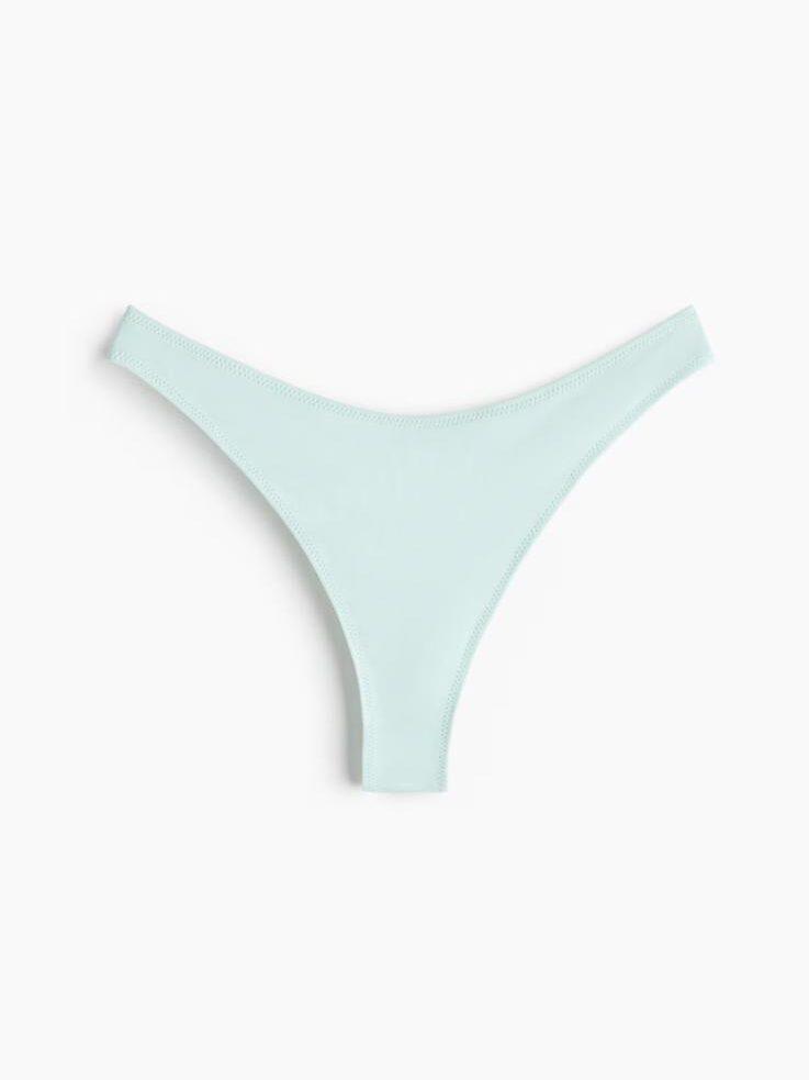 Bas de maillot brésilien bleu, h&m.