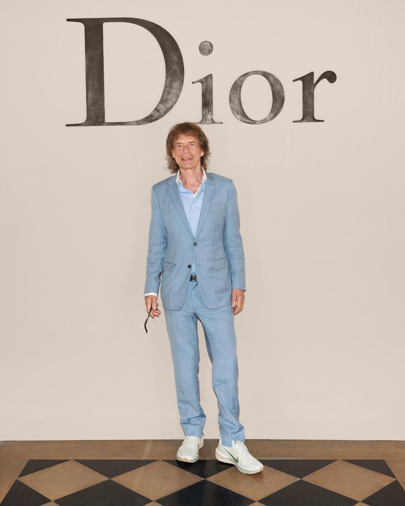 Mick Jagger au défilé Dior homme printemps été 2027.