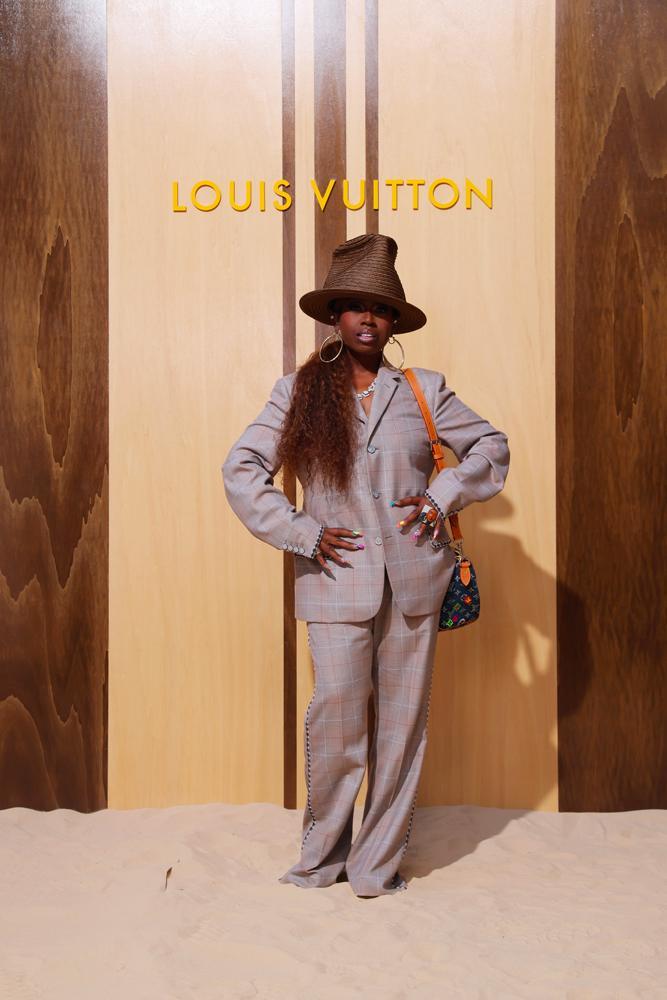 Missy Elliott au défilé Louis Vuitton homme printemps-été 2027 dans le cadre de la Fashion Week de Paris, le 23 juin 2026 à Paris, en France.