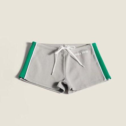 short brodé miu miu