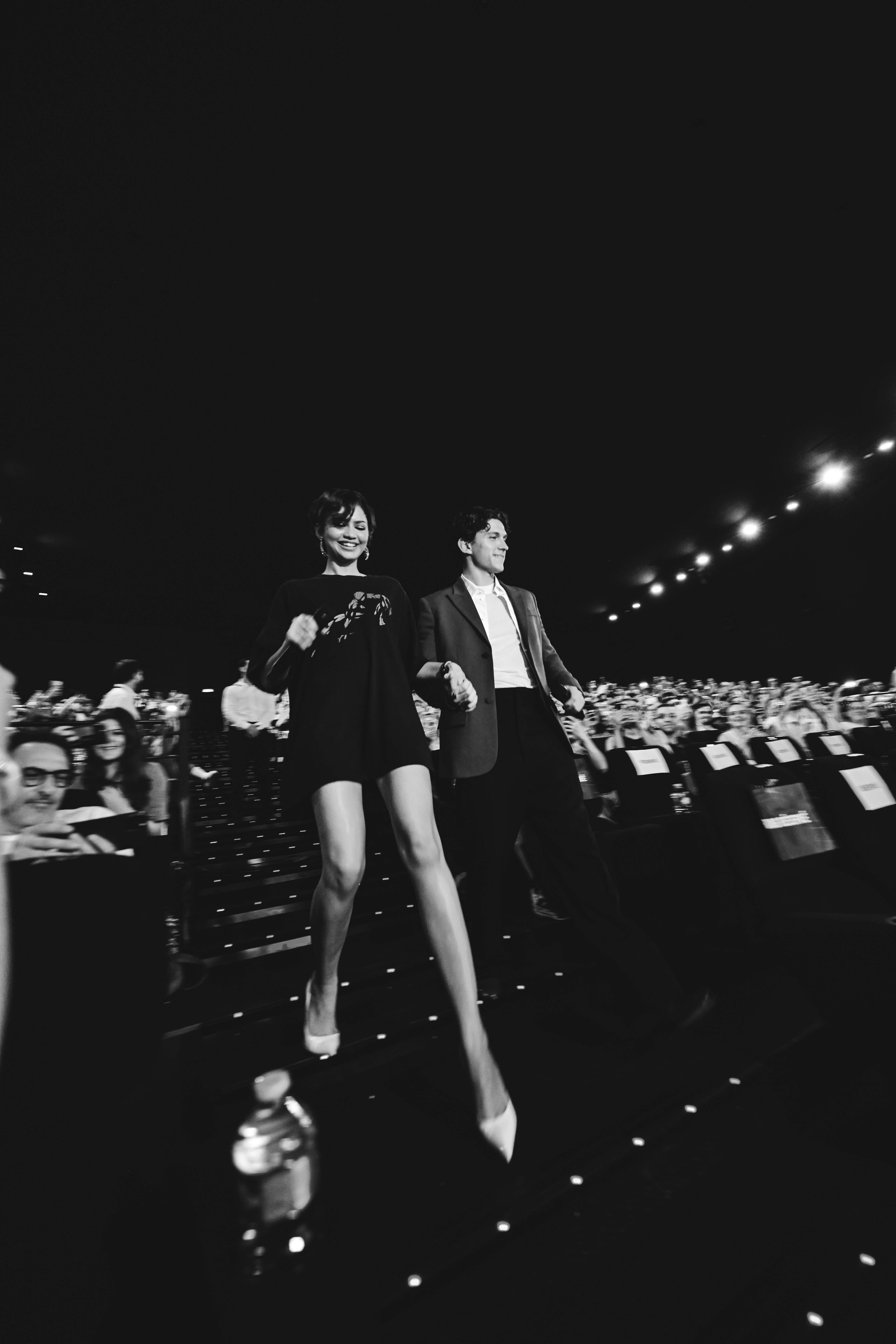 Tom Holland et Zendaya à Paris pour la promotion de Spider-Man.