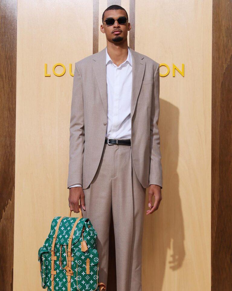 Victor Wembanyama au défilé Louis Vuitton homme printemps-été 2027.