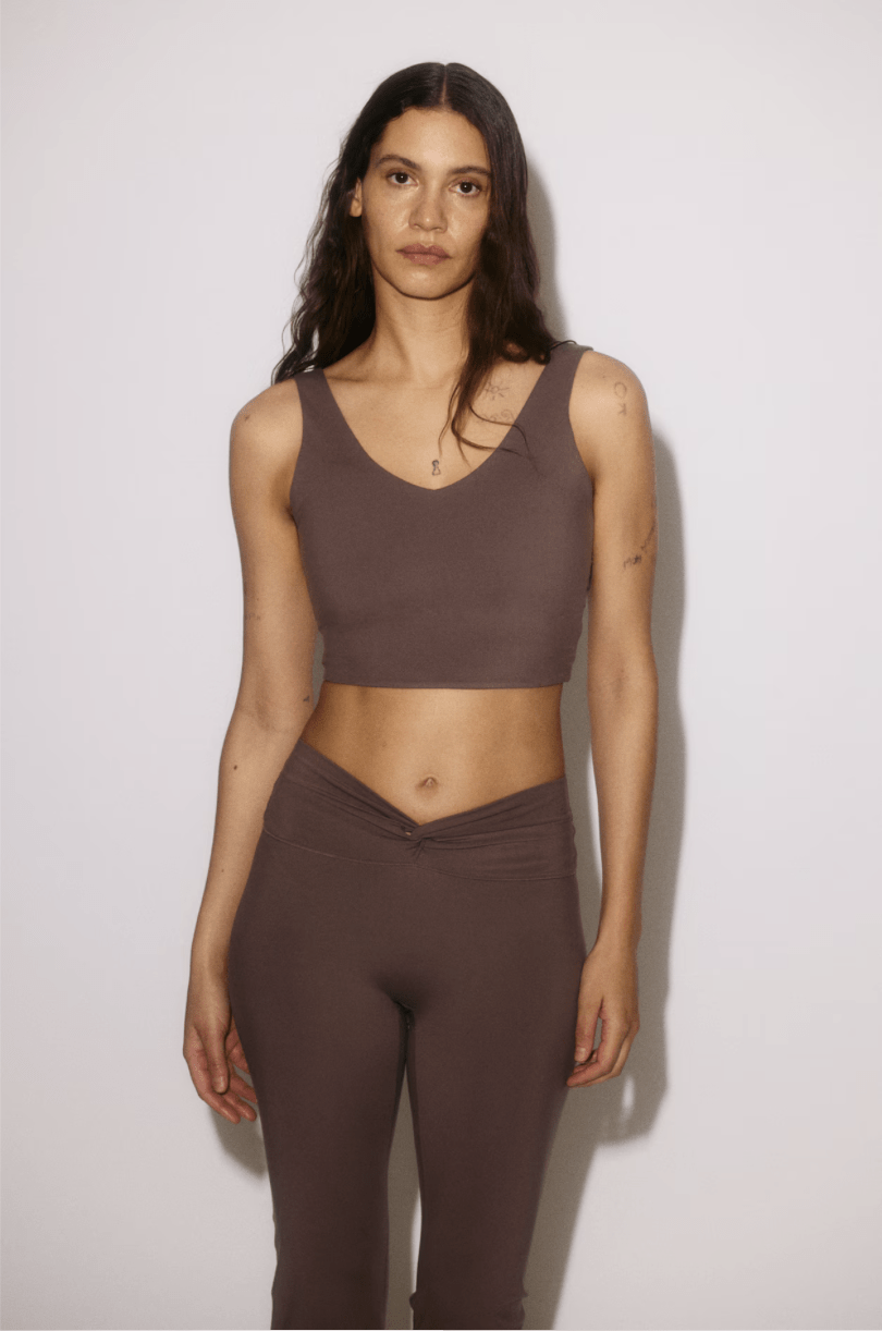 Une brassière et un pantalon de yoga hm