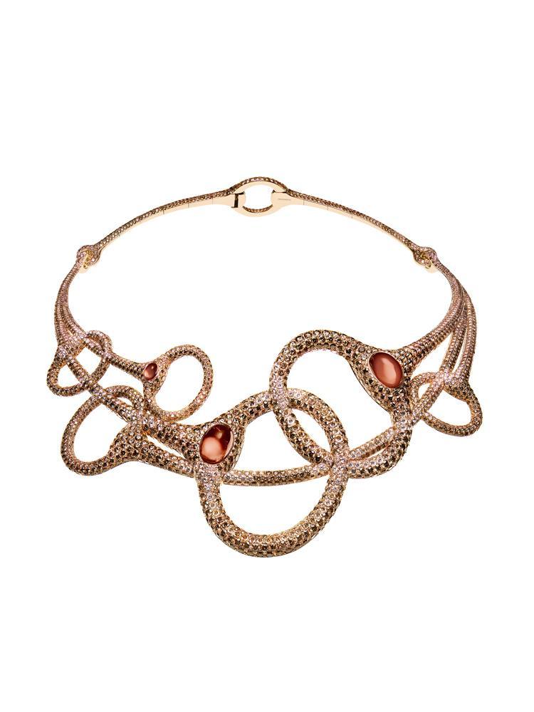 Collier Etreintes Hermes haute joaillerie 2026.