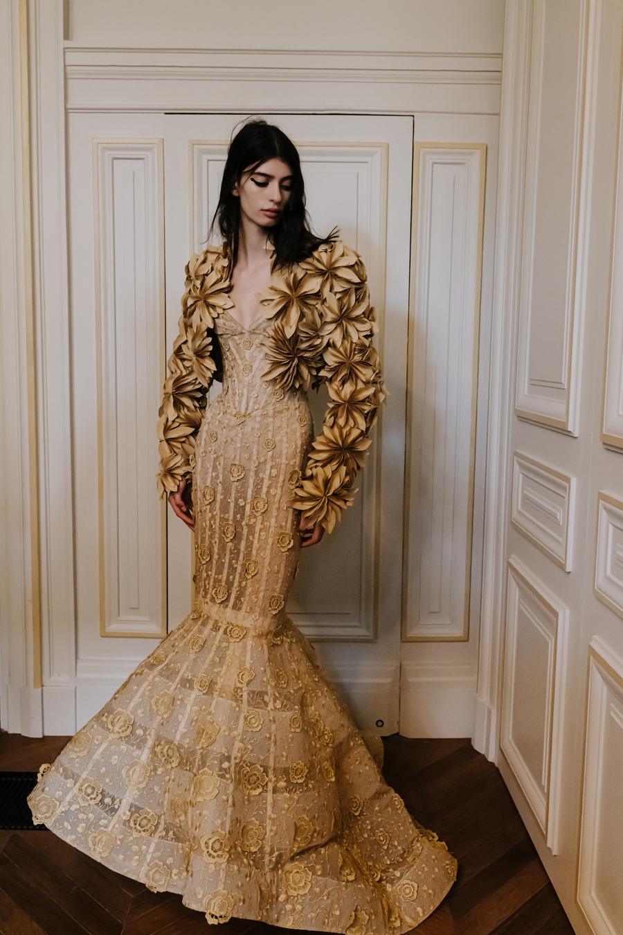 Backstage défilé Arazdei automne-hiver 2026-2027 par Line Brusegan