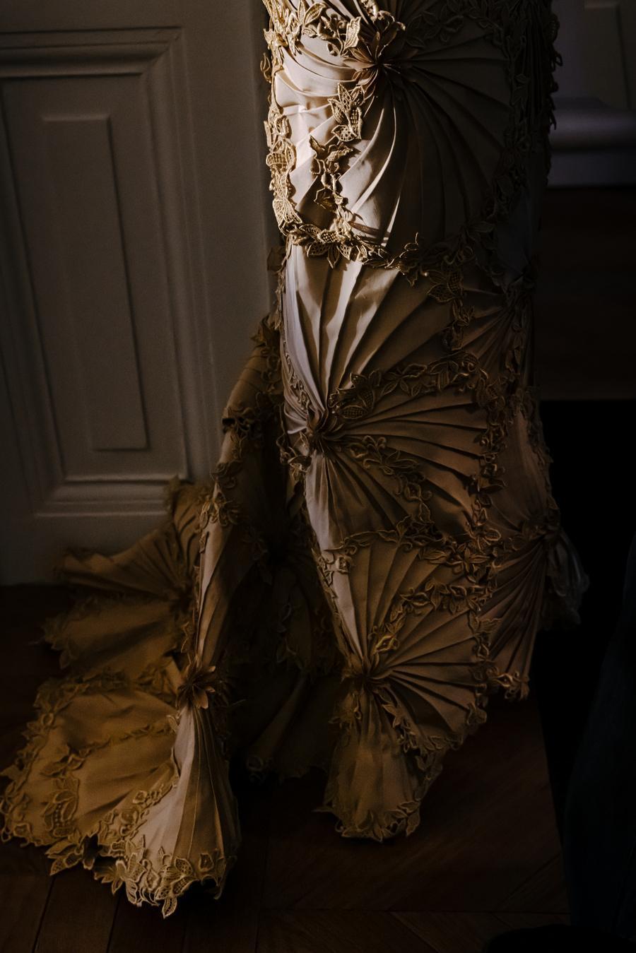 Backstage défilé Arazdei automne-hiver 2026-2027 par Line Brusegan